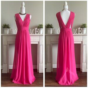 BEBE- Pink Bridesmaids Dress